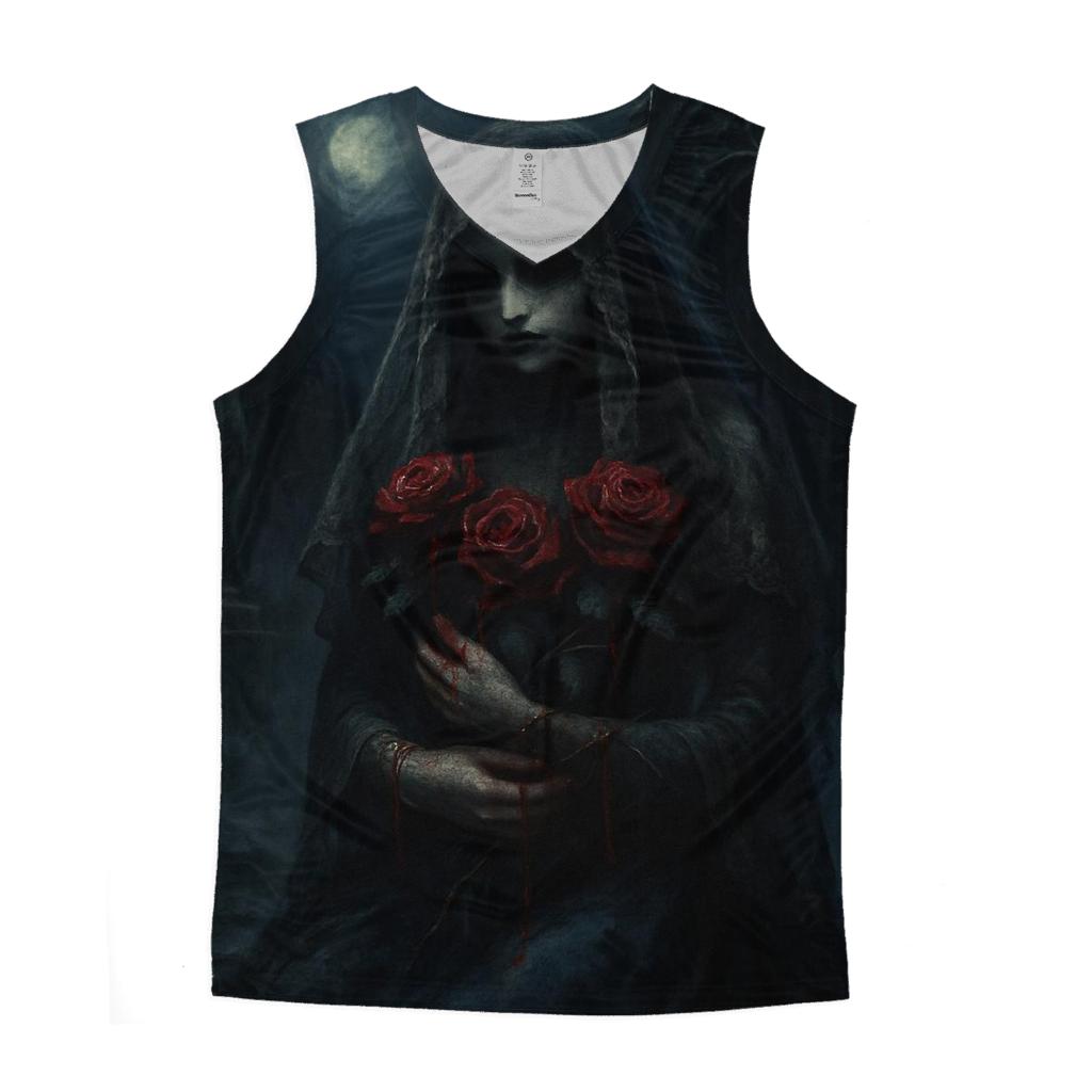 Bride Of The Black Thorn Bloom designer workout tanks