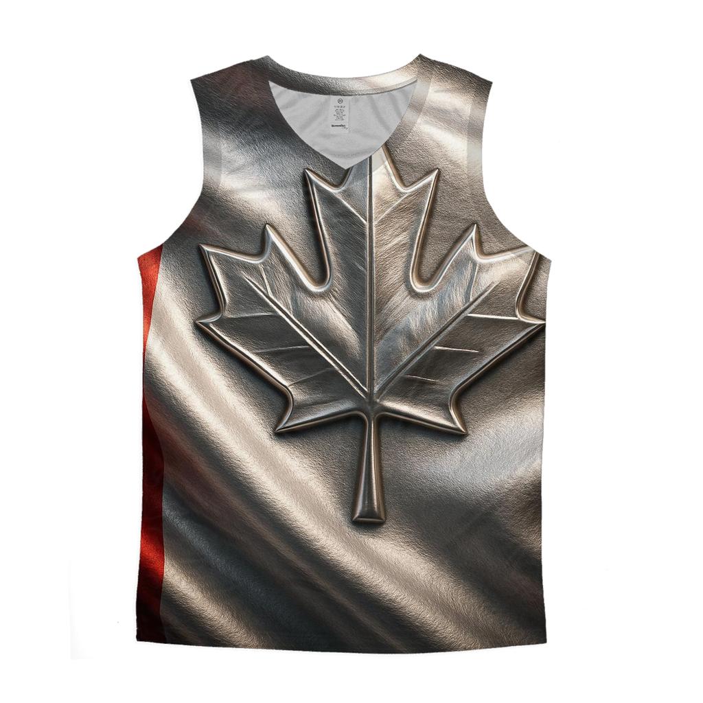 Canada Northern Metallic Emblem Flow designer workout tanks
