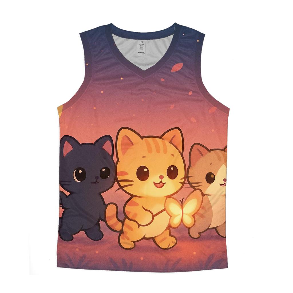 Butterfly Lantern Kitten Parade designer workout tanks
