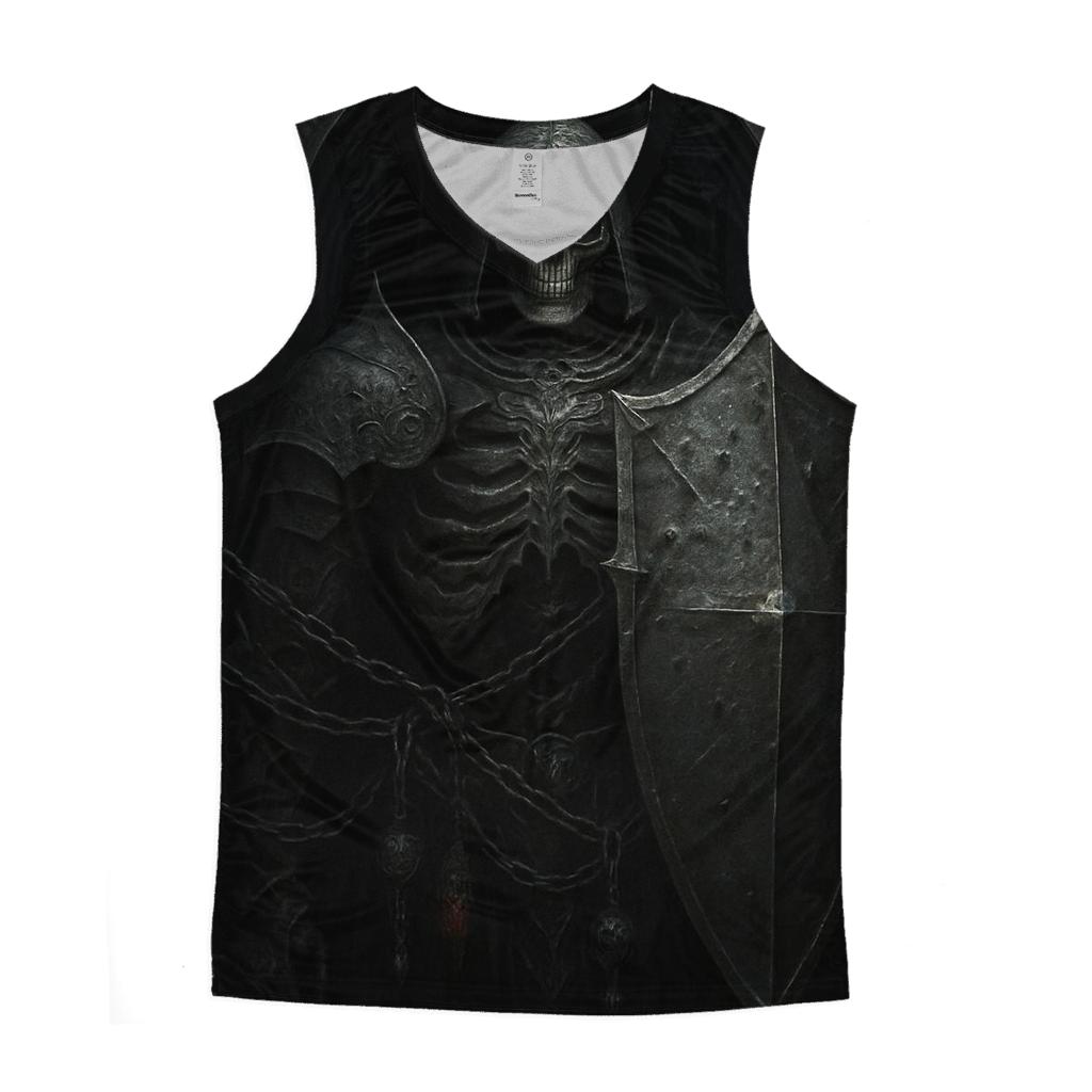 Chained Sentinel Of The Abyss Gate personalized athletic tanks