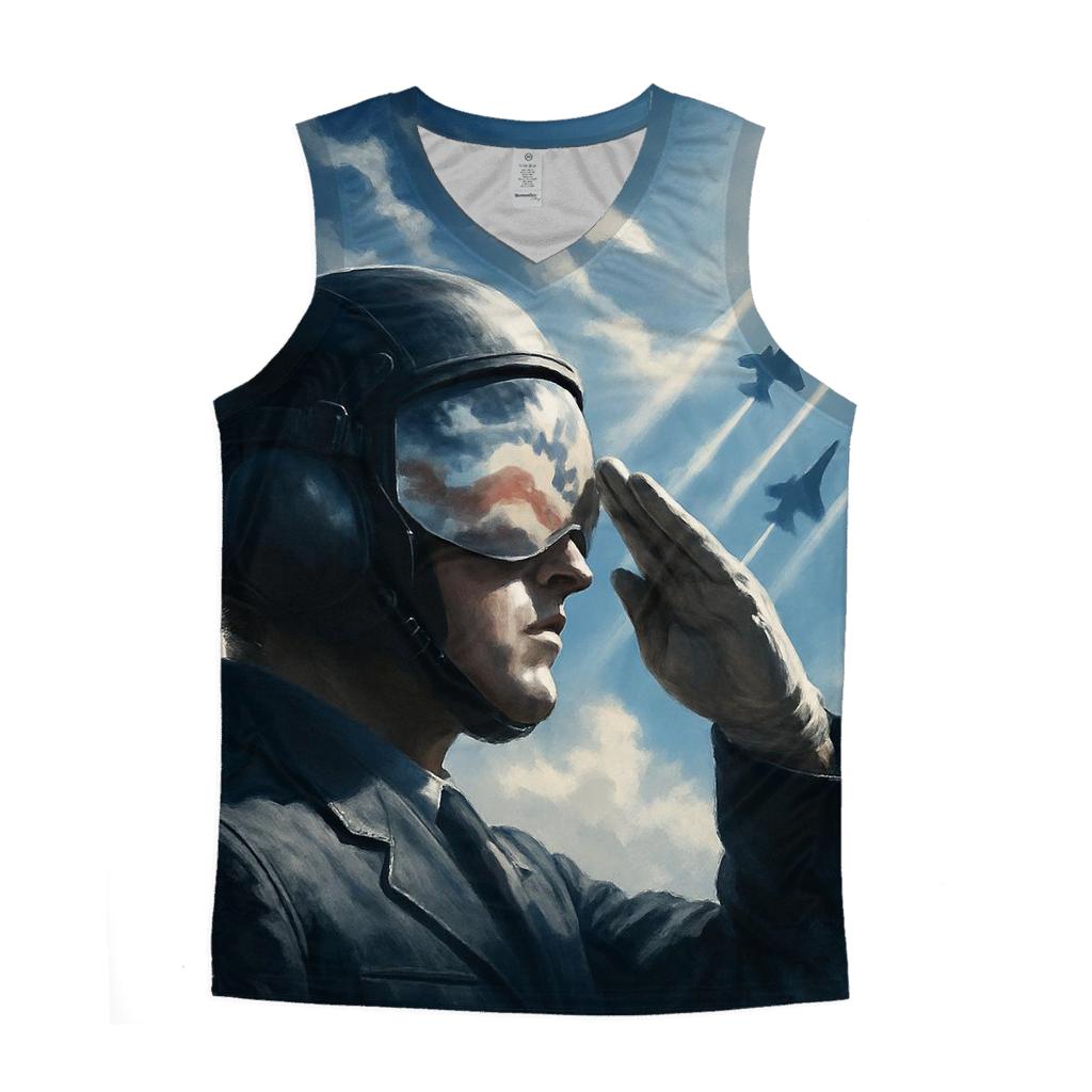 Skyborne Salute Above The Clouds casual summer tank tops