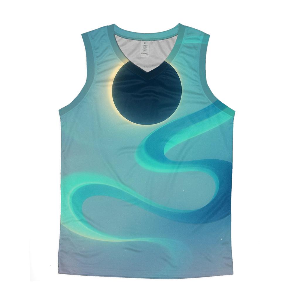 Mint Eclipse Ribbon Kite designer workout tanks