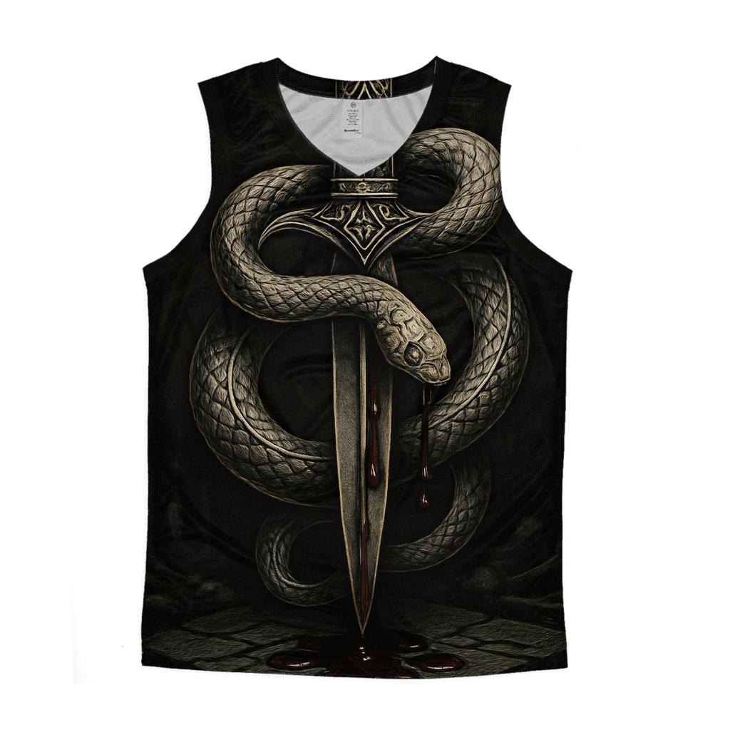 Dagger And Serpent Of The Night Oath stylish racerback tanks