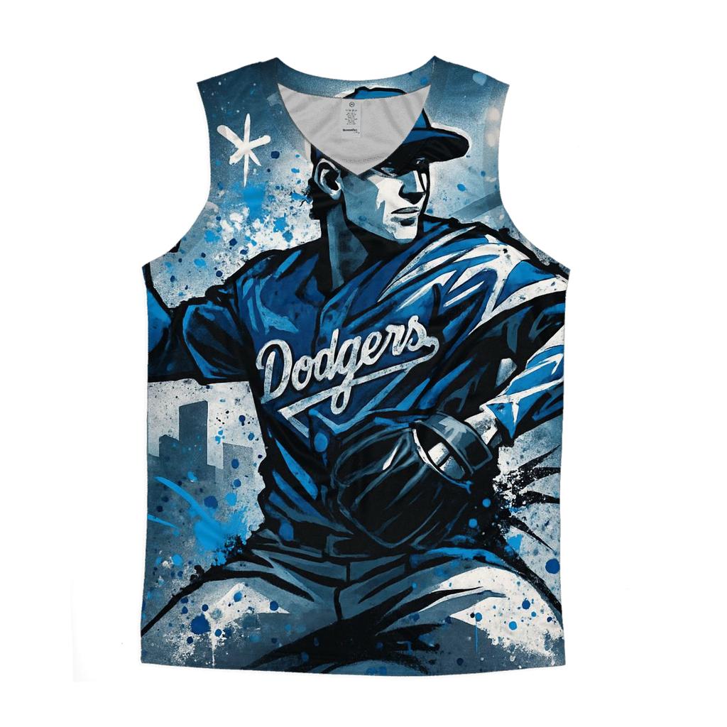Palm Shadow Night Pitch designer workout tanks