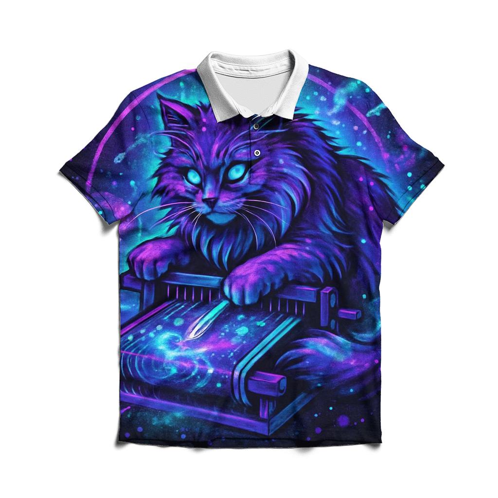 Nebula Threadweaver Cat classic pique polos
