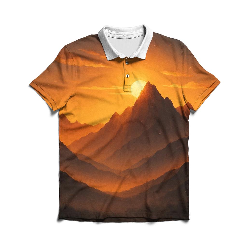 Saffron Ridge Afterglow classic pique polos