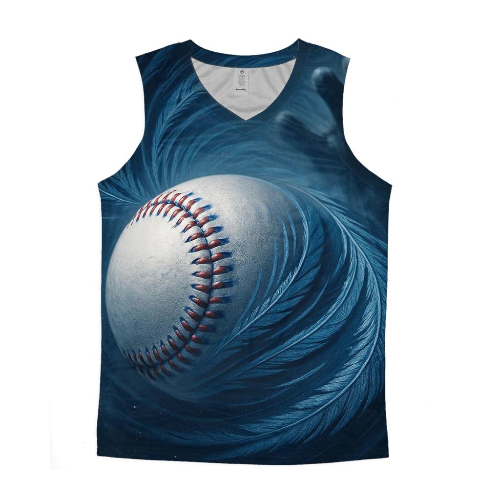 Blue Jays Frostline Curveball Vortex graphic print tank tops