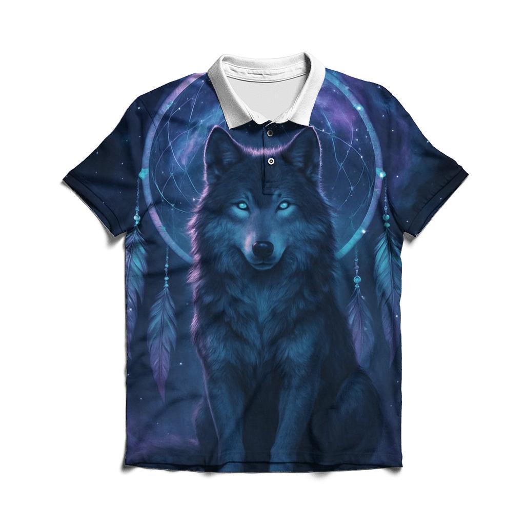 Dreamcatcher Nebula Guardian embroidered polo tops