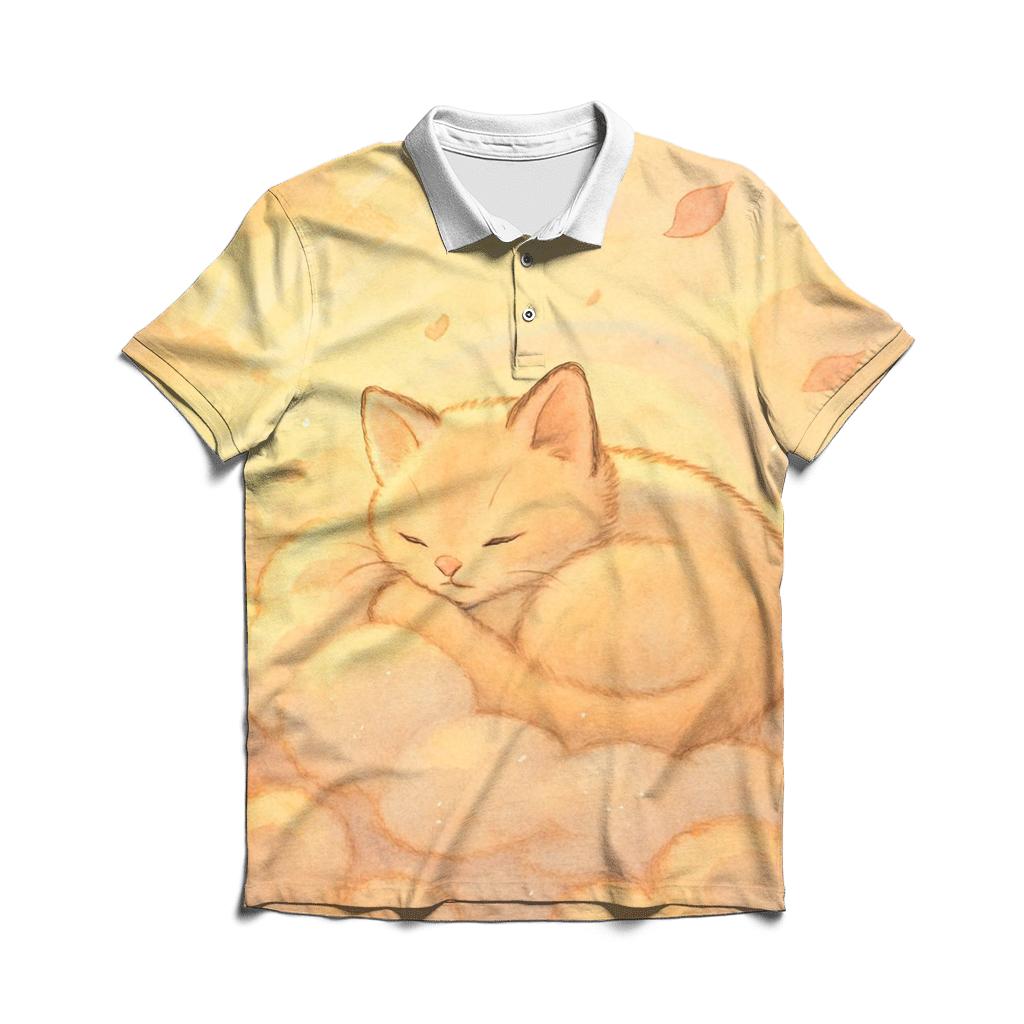 Cloud Blanket Kitten Nook branded logo polo shirts