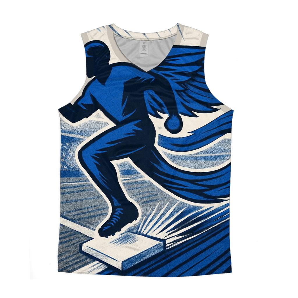 Winged Basepath Blue Jays Sprint cotton sleeveless tops