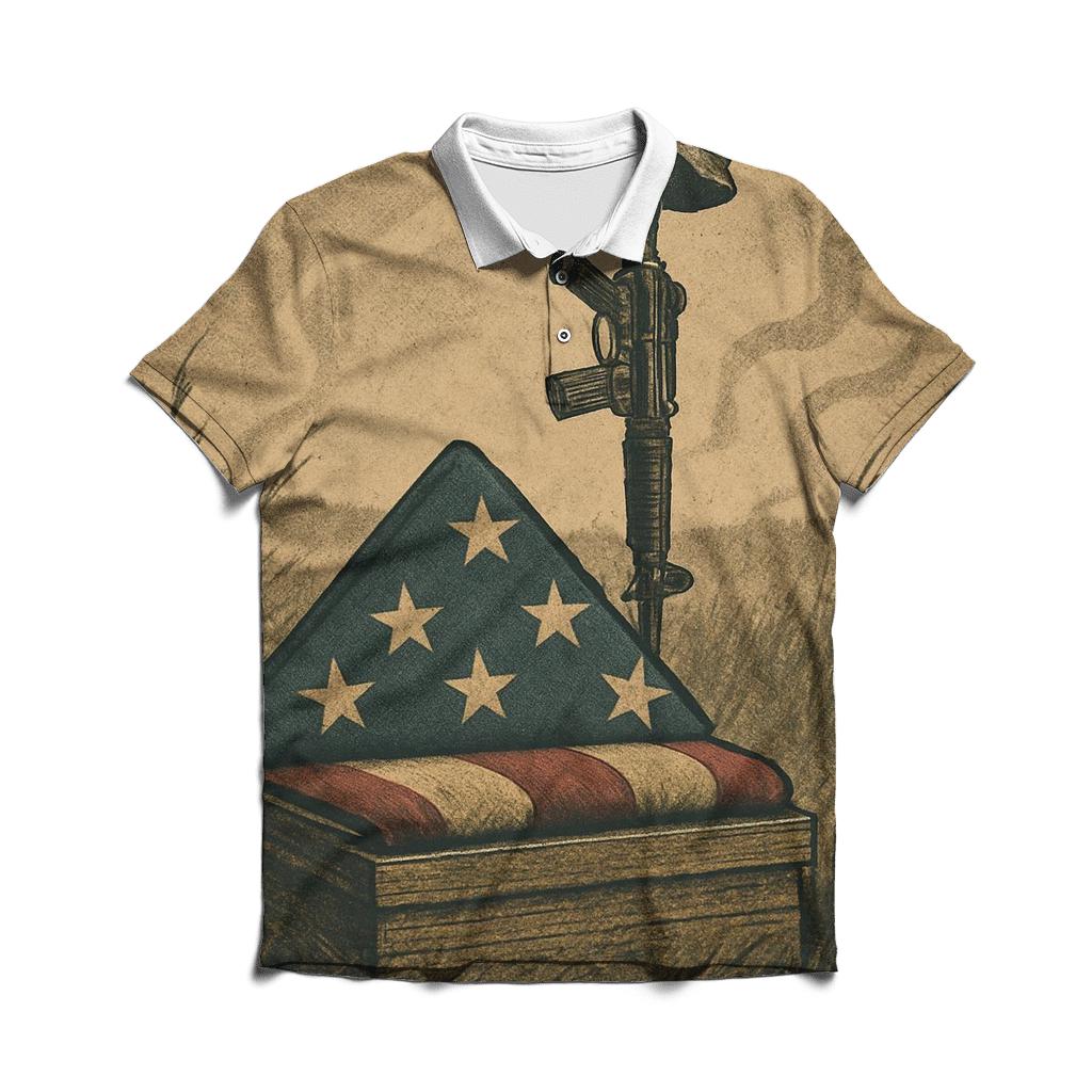 The Folded Promise Memorial personalized polo shirts