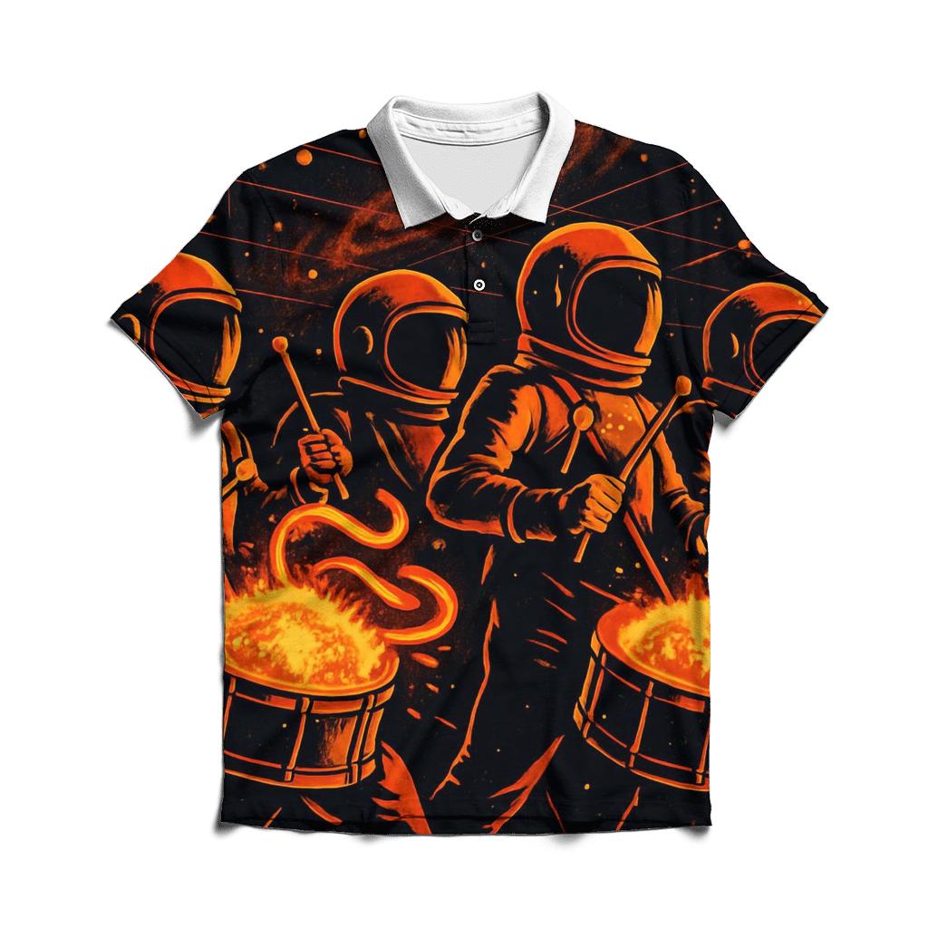 Solar Flare Drumline casual sports polo shirts