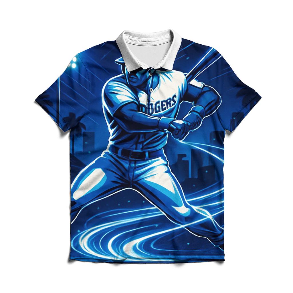 Electric Basepath Afterimage designer slim fit polos