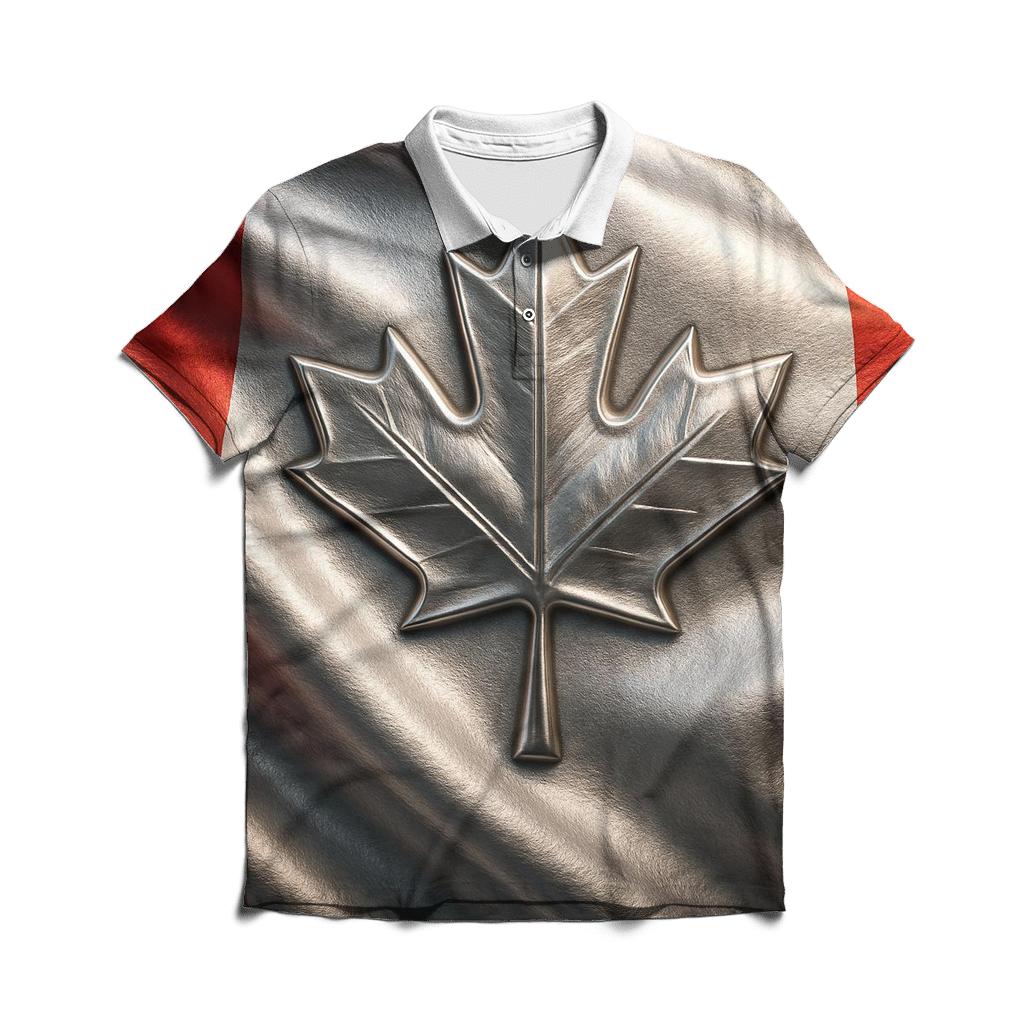 Canada Northern Metallic Emblem Flow personalized polo shirts