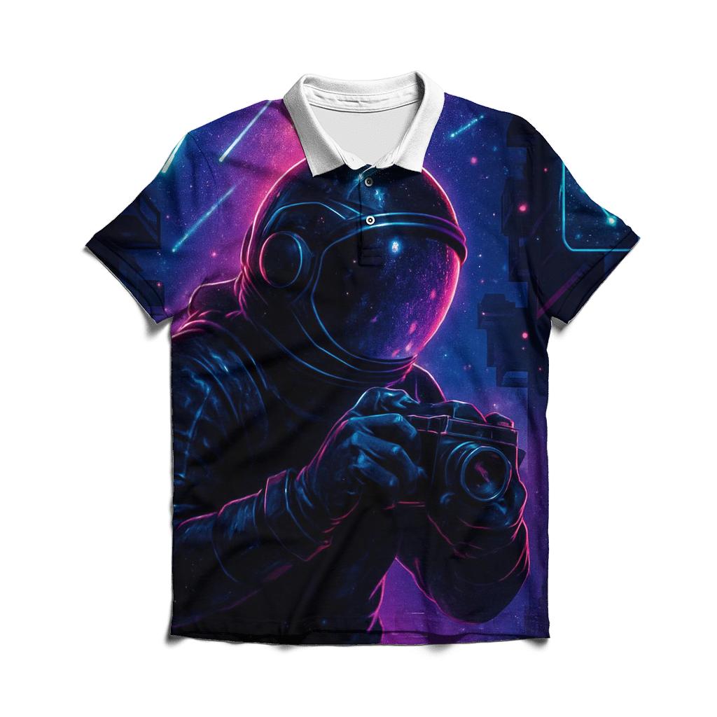 Starlight Street Photographer stylish collar polo tees
