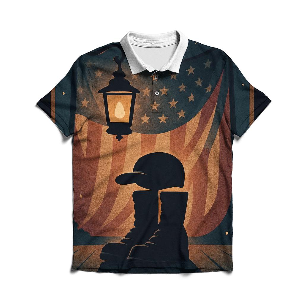 Homefront Lantern Vigil designer slim fit polos