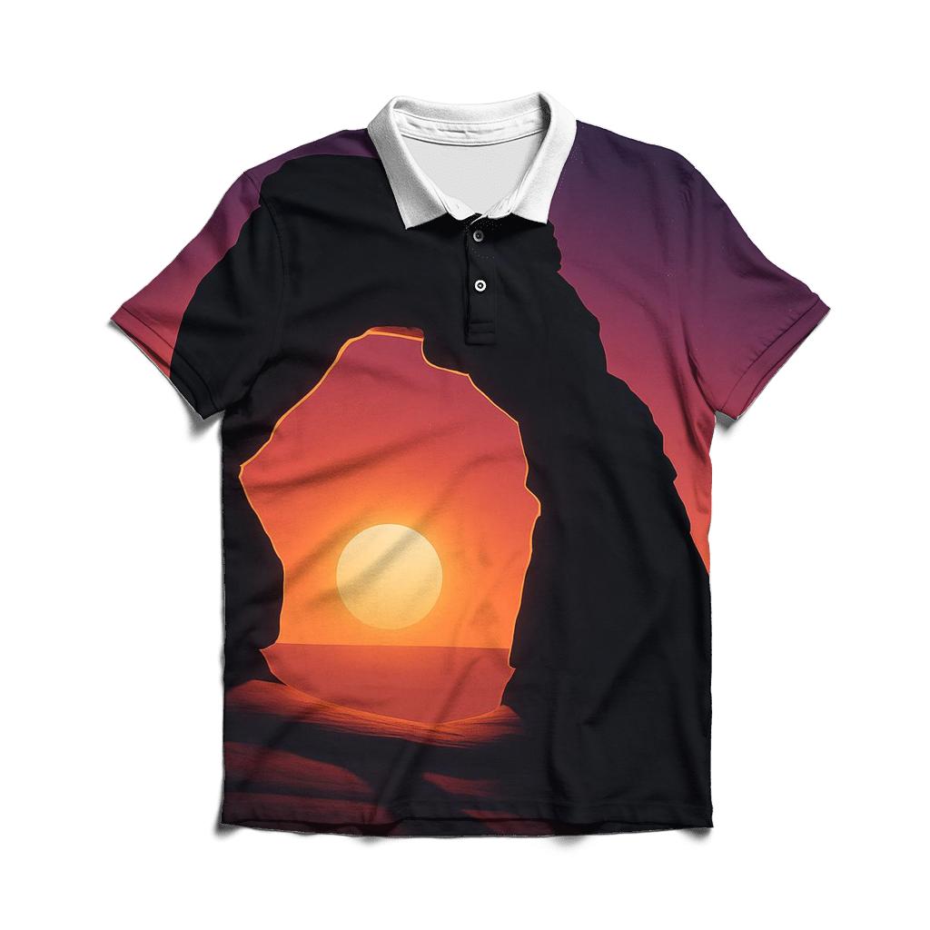 Obsidian Arch Horizon stylish collar polo tees
