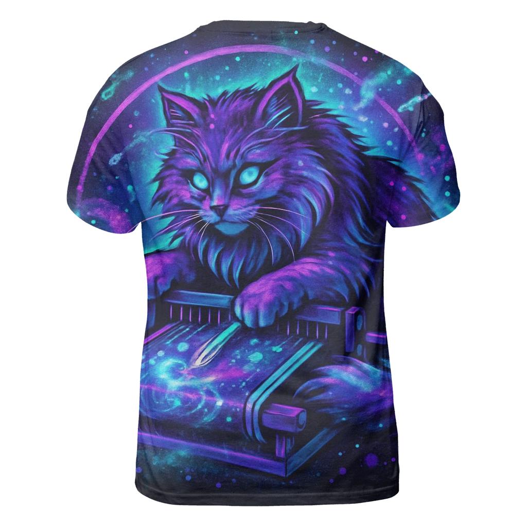 Nebula Threadweaver Cat statement graphic shirts