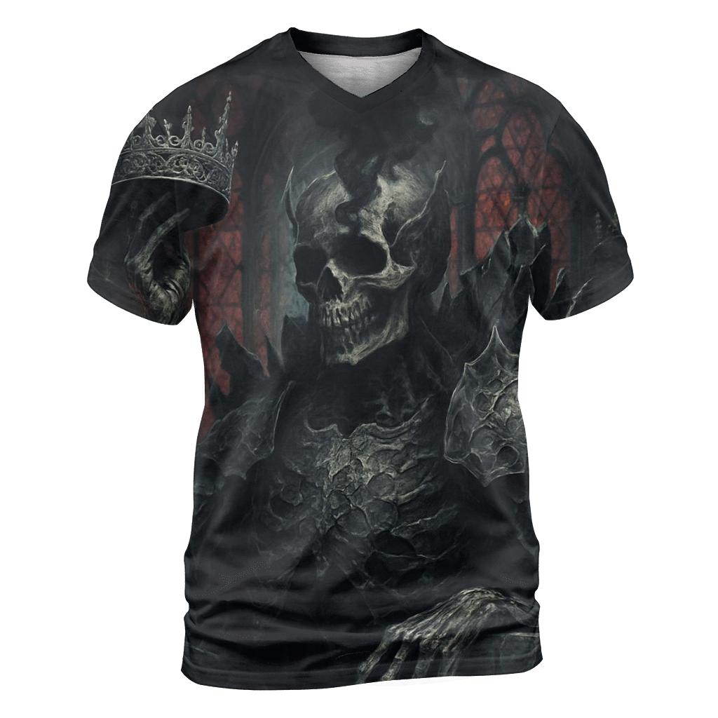 Crown Of The Hollow Monarch artistic all-over print tops
