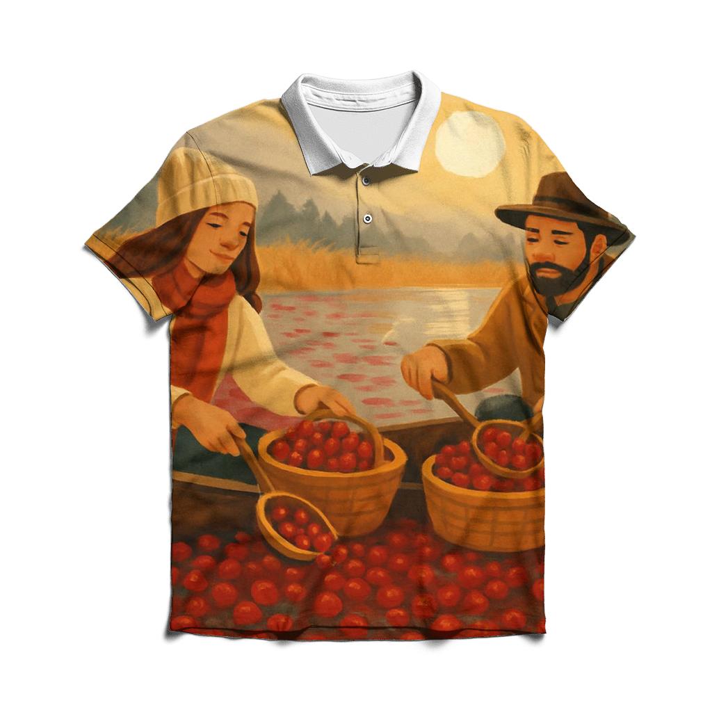 Cranberry Bog Canoe Gathering branded logo polo shirts