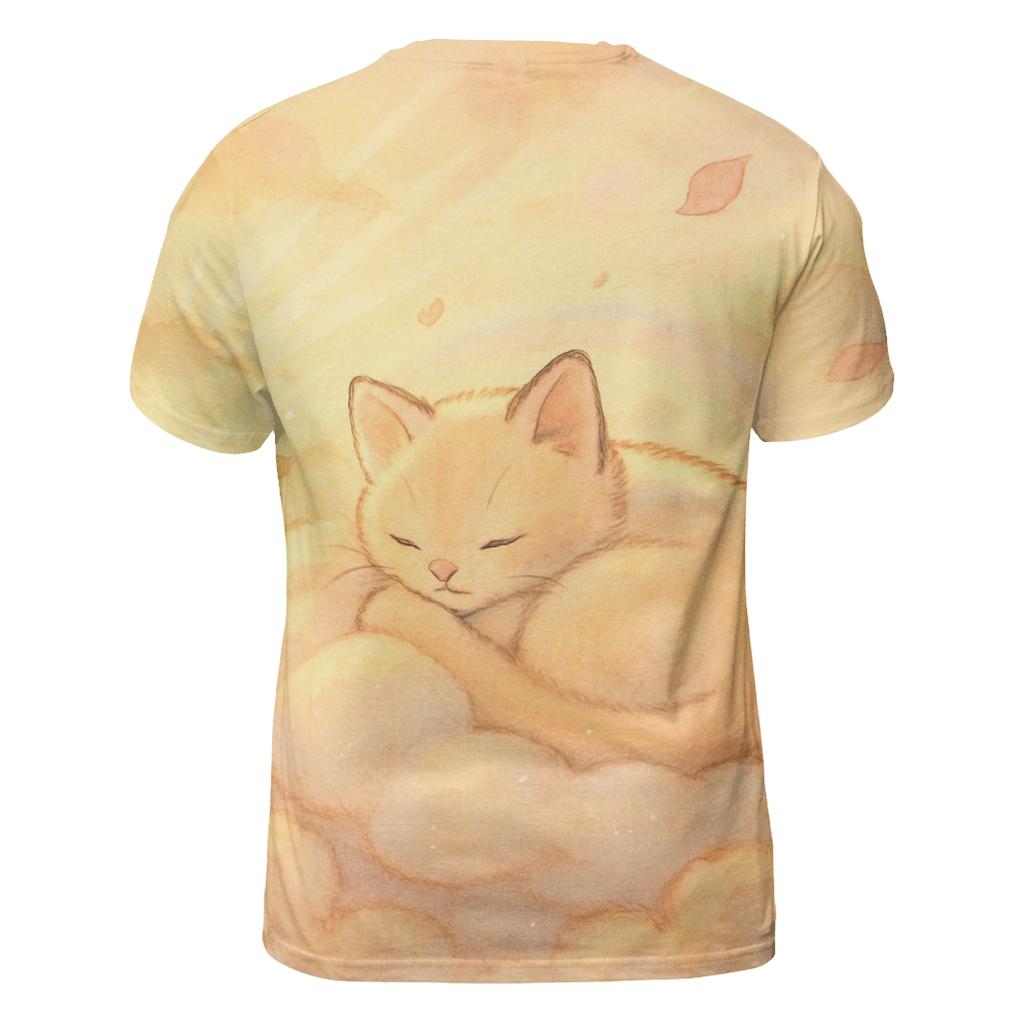 Cloud Blanket Kitten Nook creative print fashion shirts