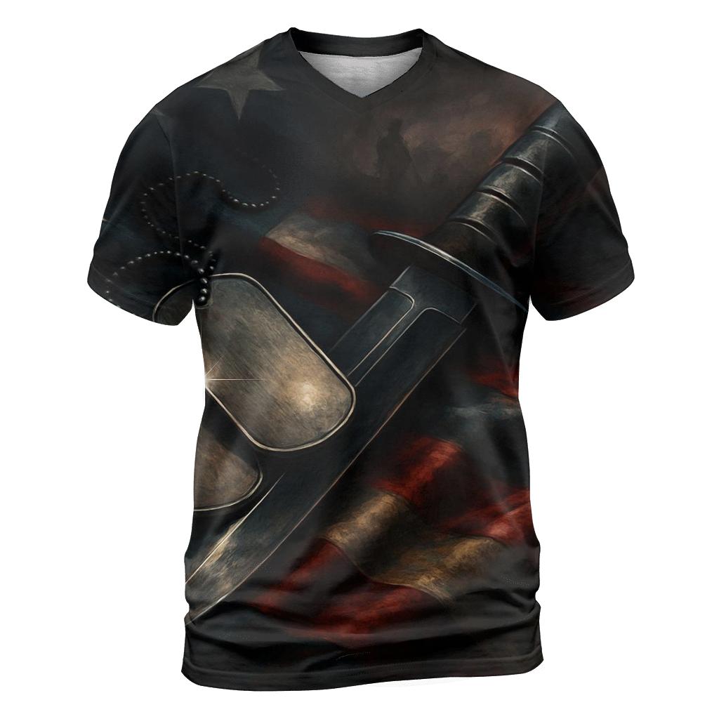 Stars Reflected In Steel statement graphic shirts