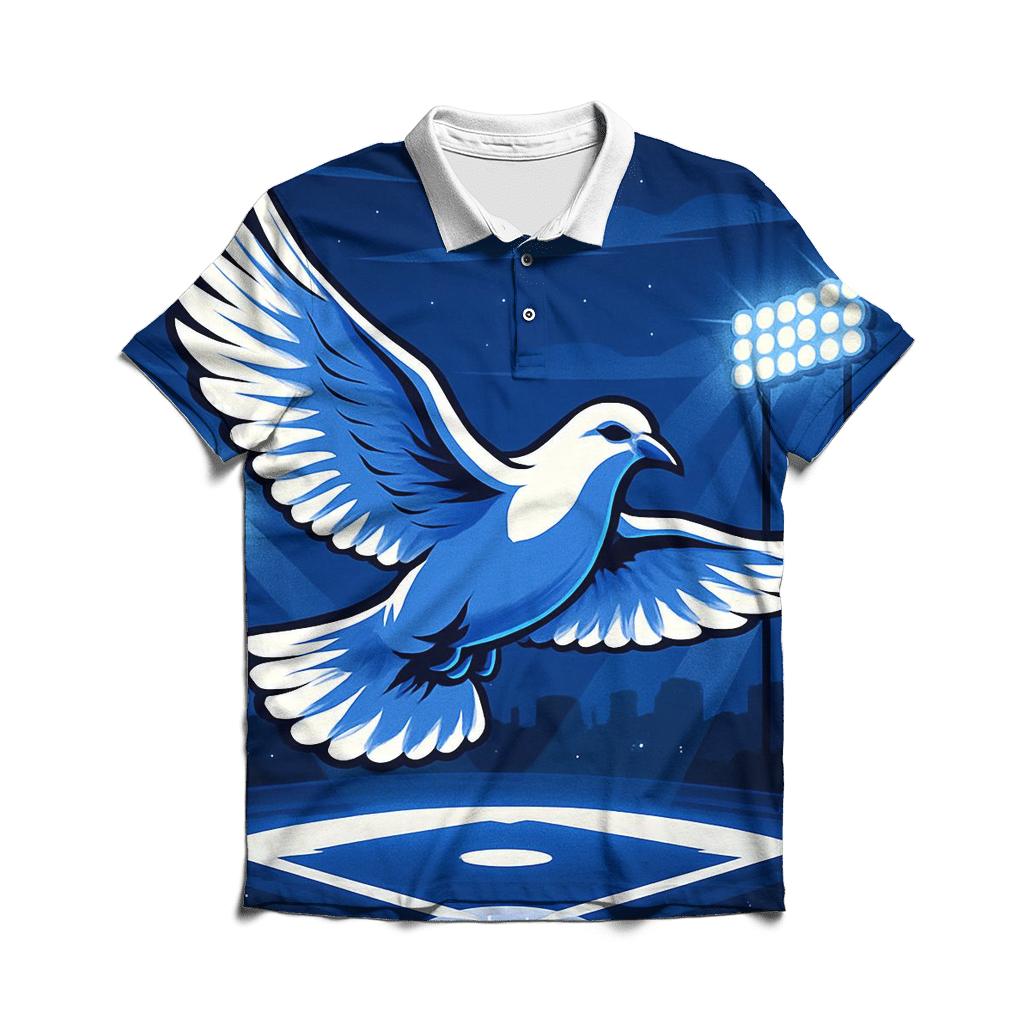 Stadium Dove Over Diamond custom polo shirts