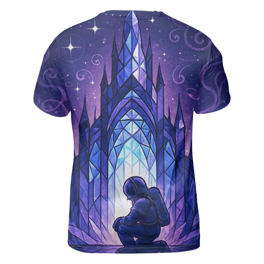 Cathedral Of The Crystal Nebula creative print fashion shirts