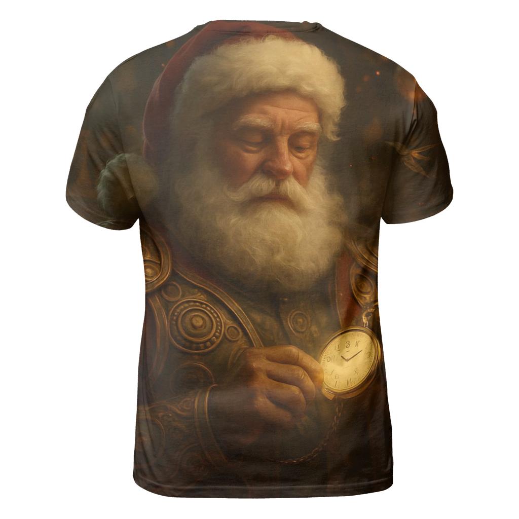 North Pole Workshop Clockwork Santa unique graphic print tees