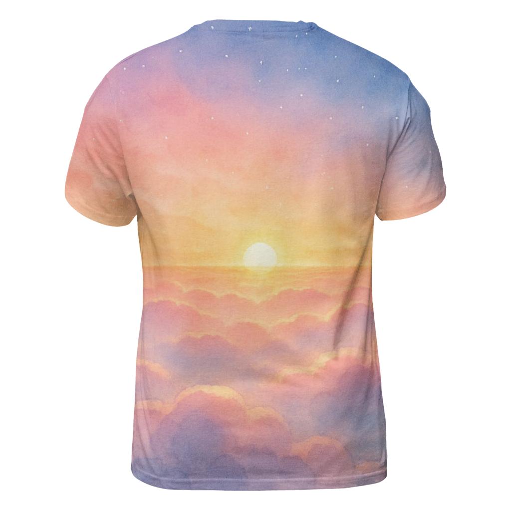 Crown Of The Cloudsea creative print fashion shirts