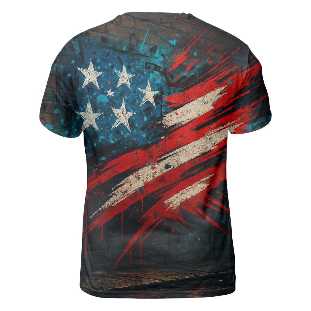 Graffiti Alley Starburst Banner statement graphic shirts