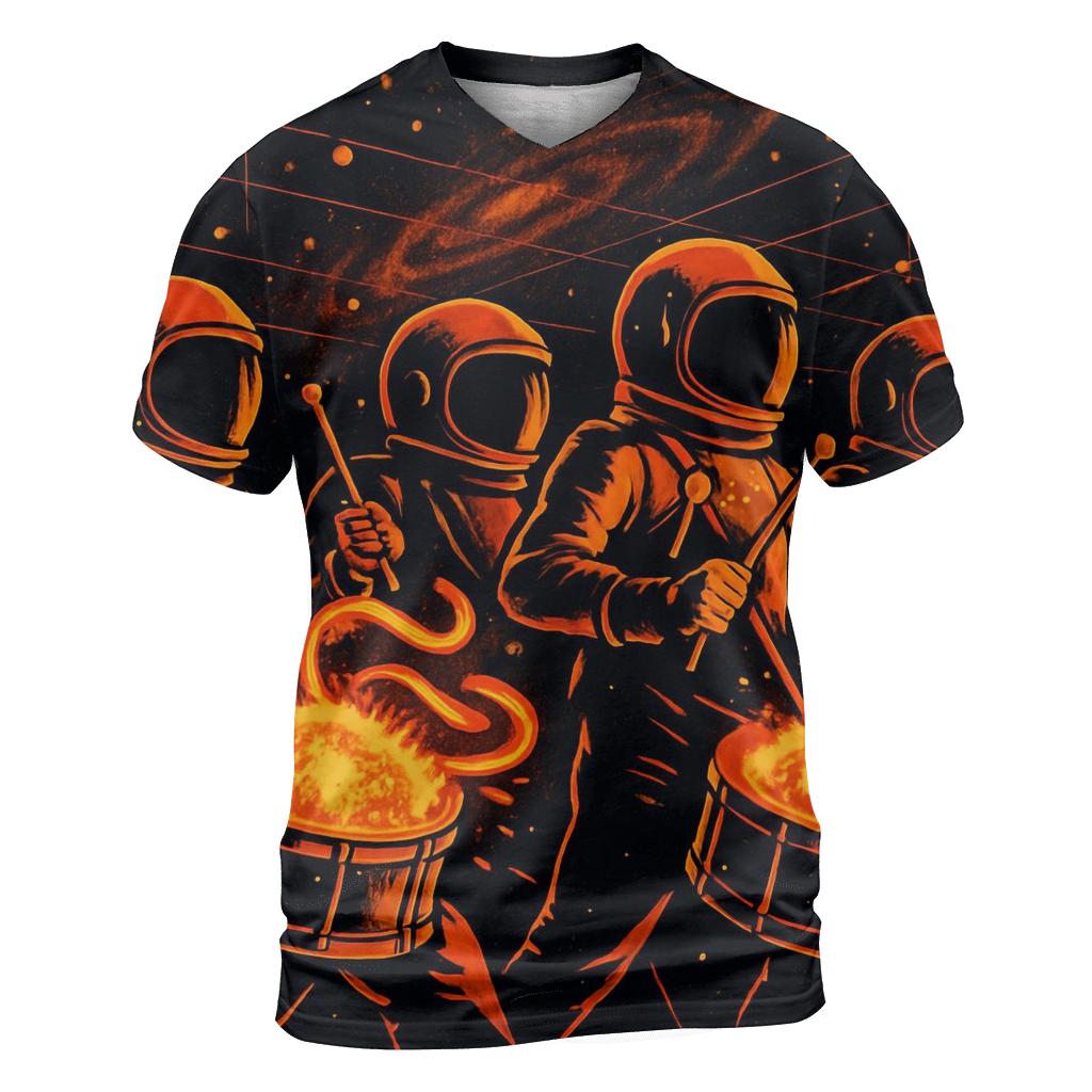 Solar Flare Drumline creative print fashion shirts
