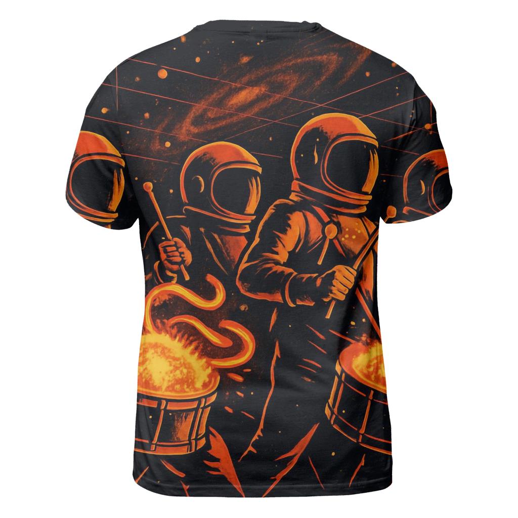 Solar Flare Drumline creative print fashion shirts