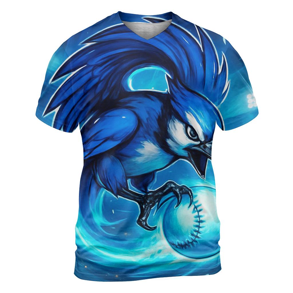 Blue Jays Aurora Fastball Burst custom all-over print shirts