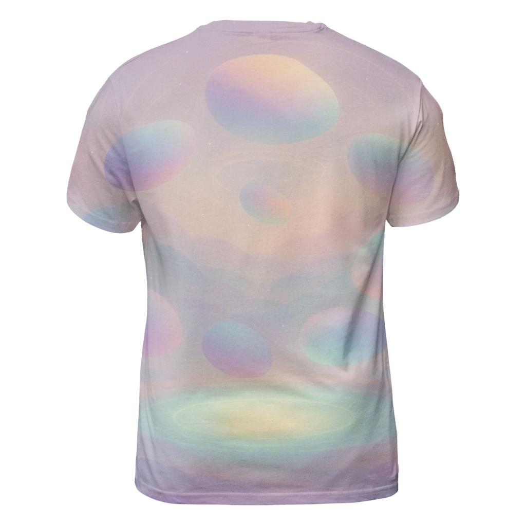 Pastel Gravity Garden creative print fashion shirts