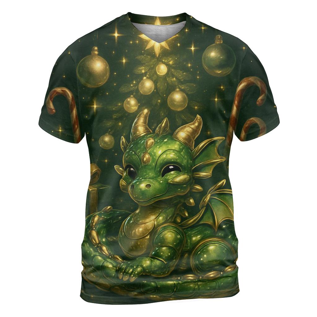 Ornament Dragon Guarding The Tree unique graphic print tees