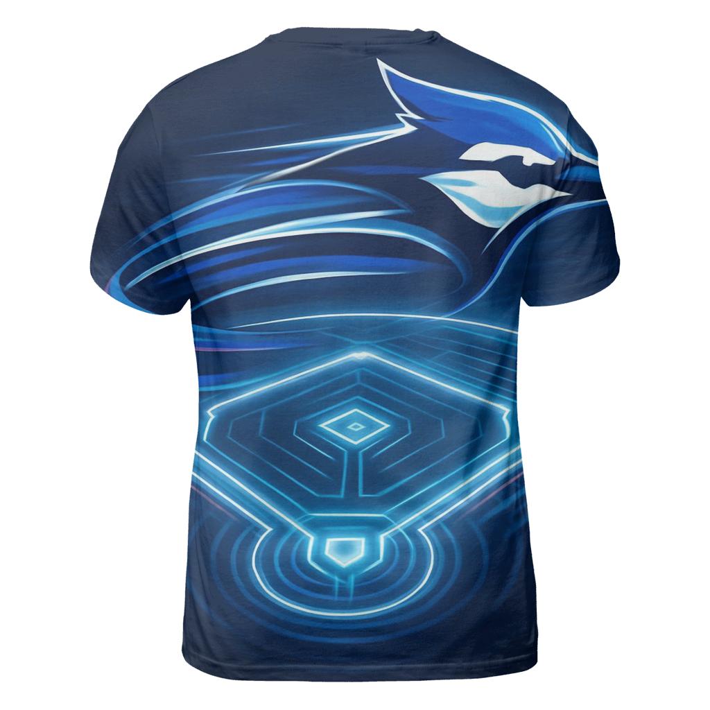 Diamond Pulse With Blue Jays Flight statement graphic shirts