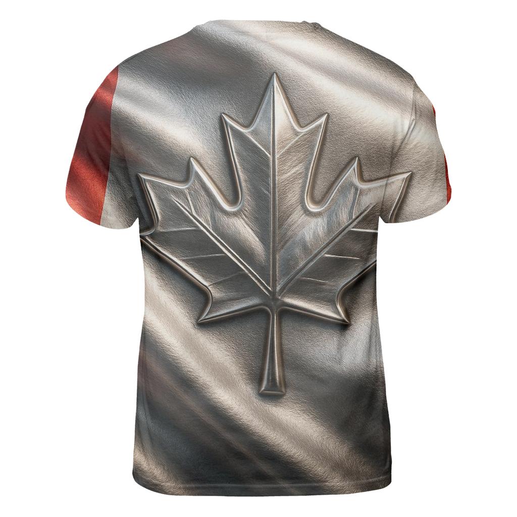 Canada Northern Metallic Emblem Flow unique graphic print tees