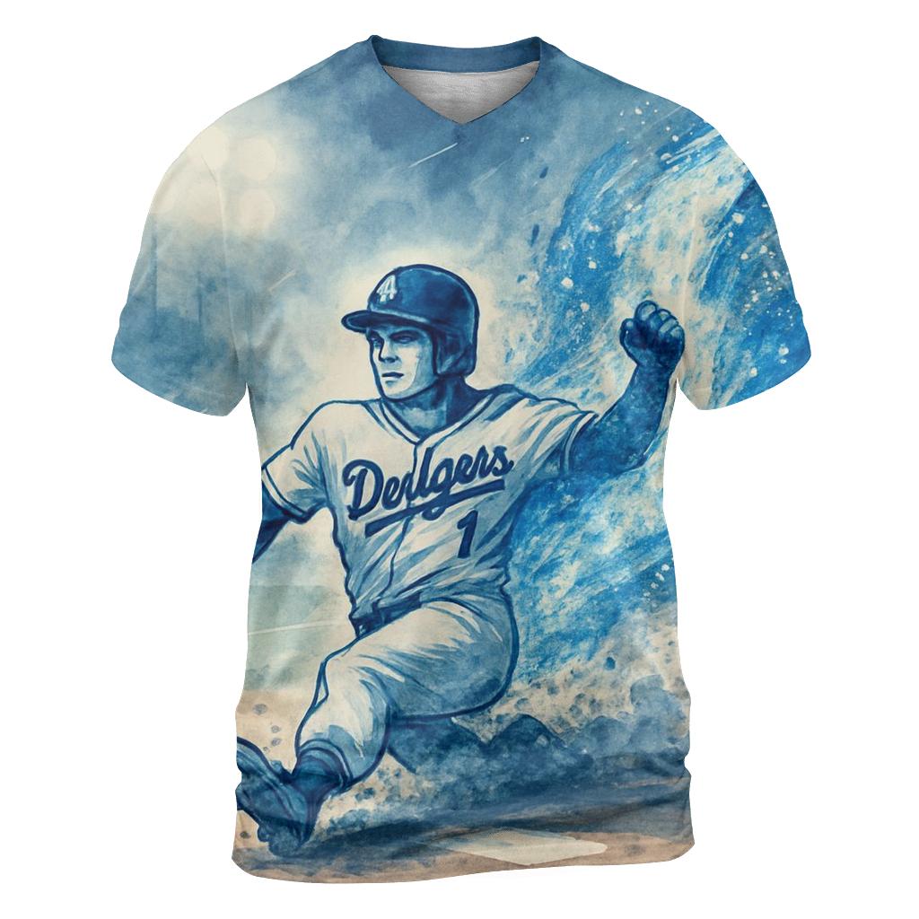 Comet Slider Into Home artistic all-over print tops