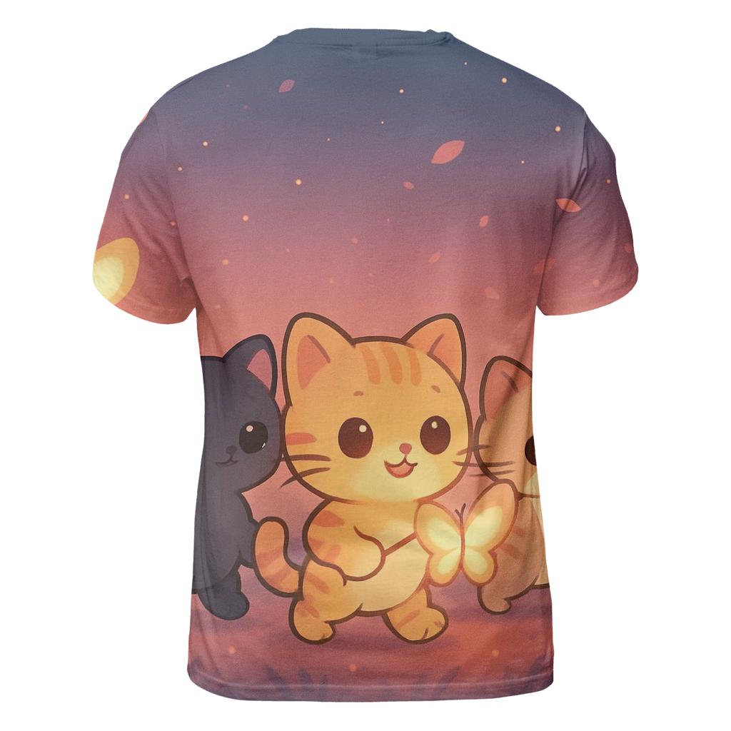 Butterfly Lantern Kitten Parade personalized full print shirts