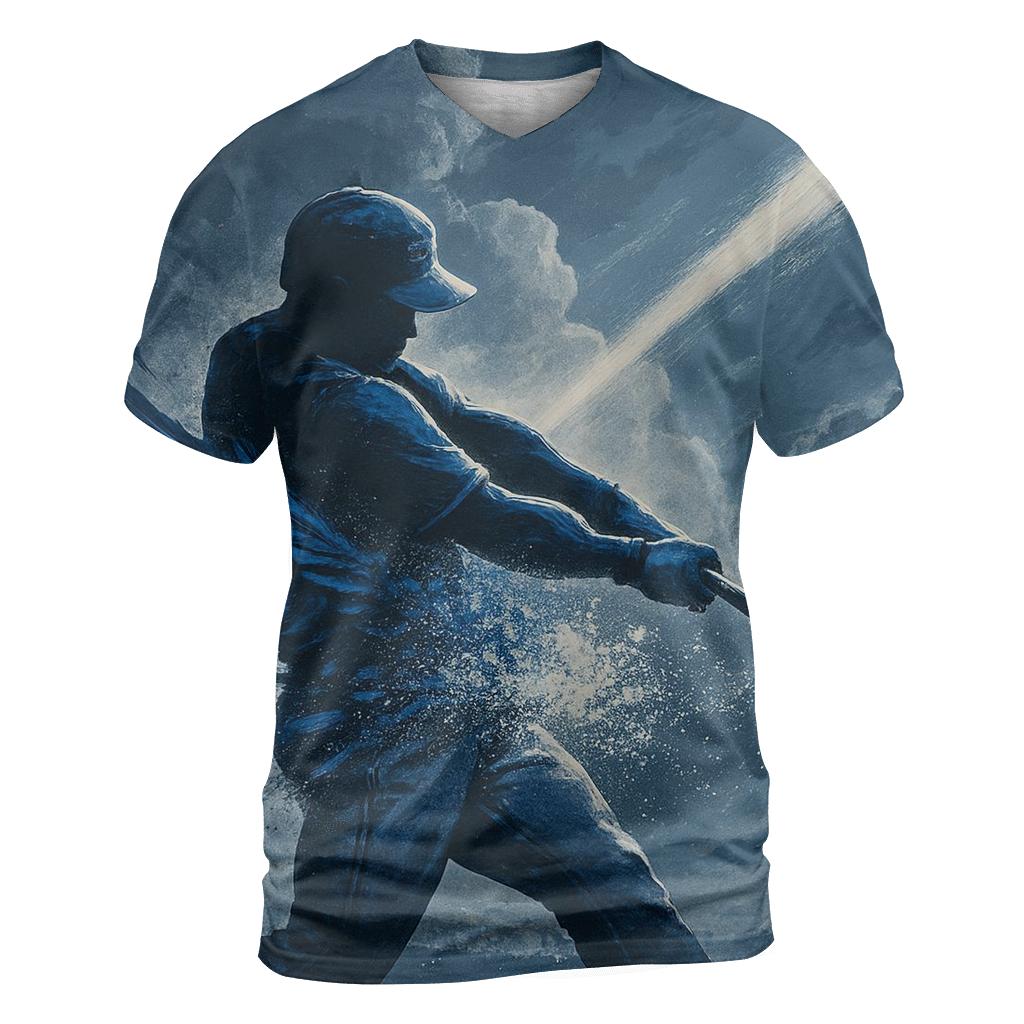 Sky Breaker Swing Blue Jays trendy printed shirt styles