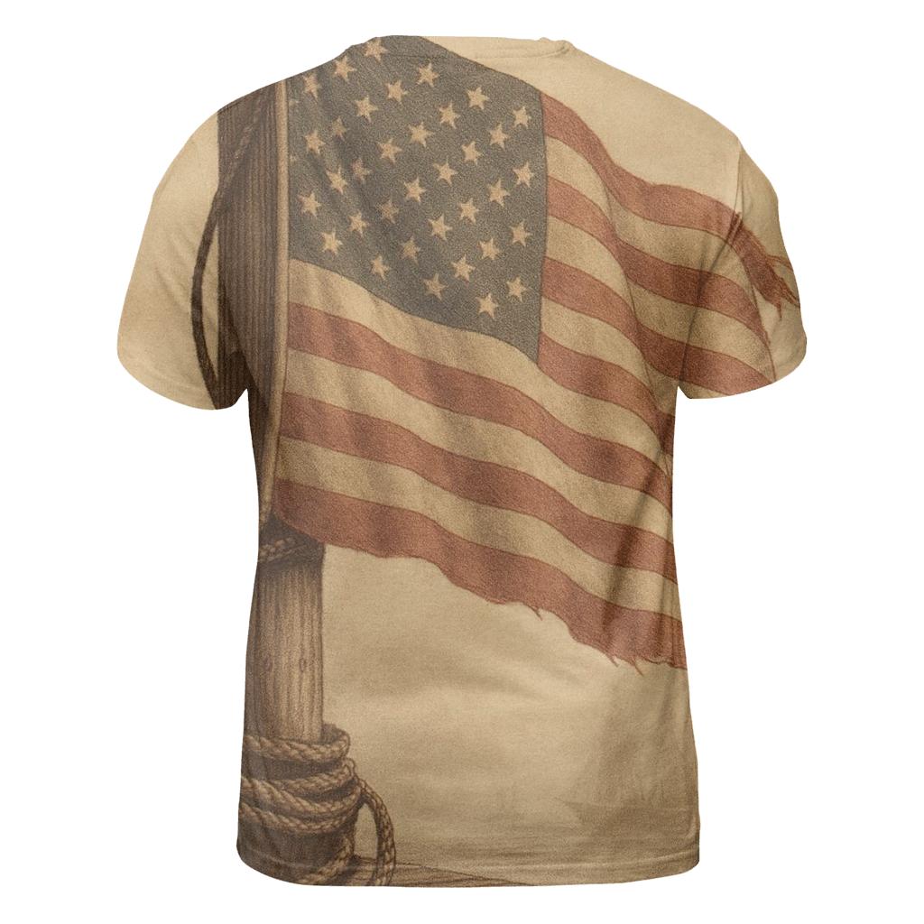 Vintage Harbor Signal Cloth trendy printed shirt styles