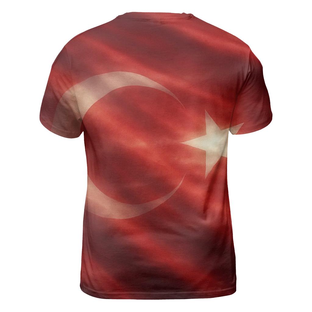 Turkey Sky Mirror Crescent Drift trendy printed shirt styles