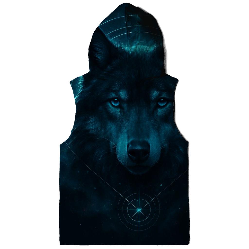 Astral Compass Wolf designer hoodies