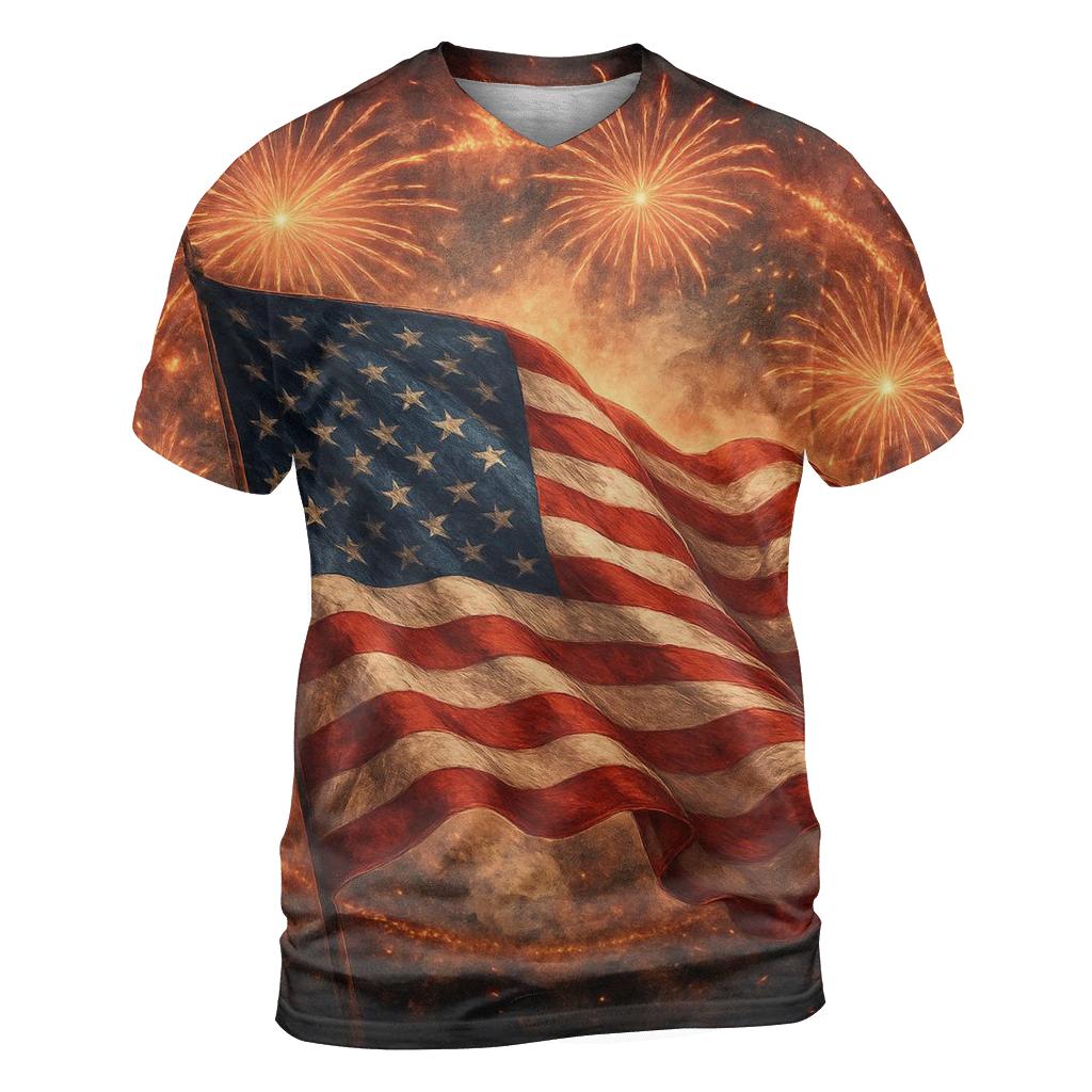 Firework Halo Standard unique graphic print tees