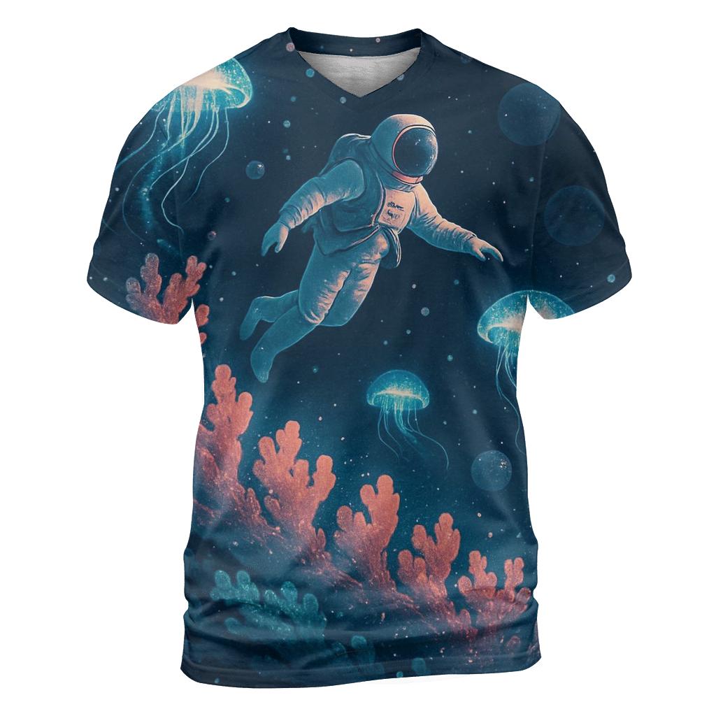The Coral Reef Of Space statement graphic shirts