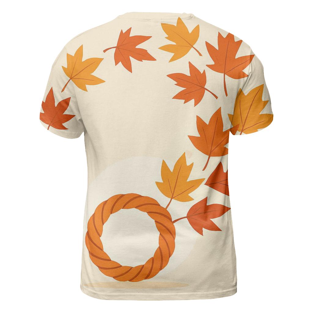 Maple Leaf Sunbeam Dance trendy printed shirt styles
