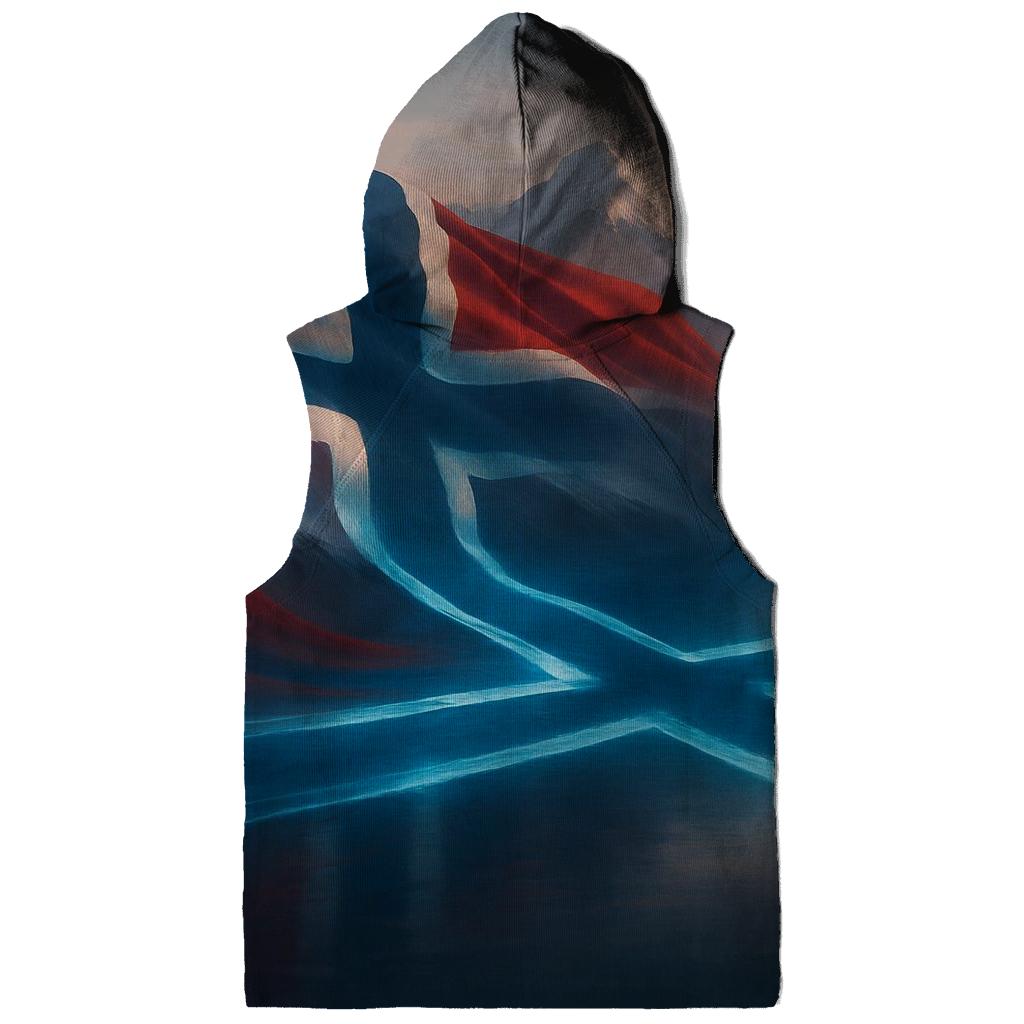 Norway Aurora Fjord Banner hoodies fashion