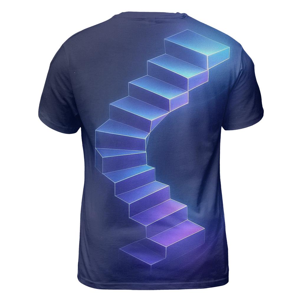 Midnight Prism Stairwell personalized full print shirts