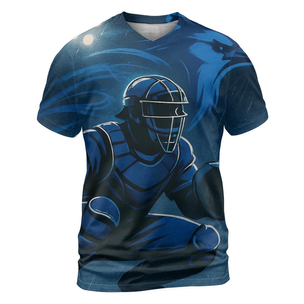 Catcher Focus In Blue Jays Stormlight custom all-over print shirts